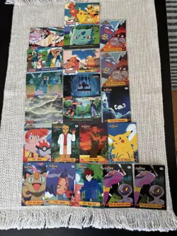 Lot Of 21 Pokemon Topps / Screen snaps / Character cards-Great Condition! 2 Holo - Image 1