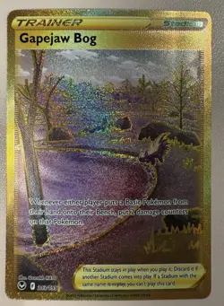 POKEMON TCG Gapejaw Bog 213/195 Swsh12: Sword & Shield - Silver Tempest Holo - Image 1