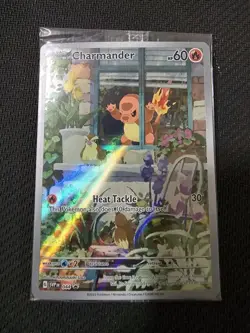 SEALED Pokemon Charmander SVP 044 Obsidian Flames ETB Holo Black Star Promo - Image 1
