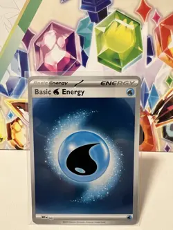 Basic Water Energy MEE 003 Reverse Holo - Pokemon TCG Ascended Heroes - NM - Image 1