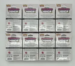 Lot of (8) Pokemon TCG Unified Minds 3 Pack Hanger Box - Image 2