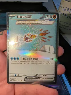 Eiscue ex 222/197 - Obsidian Flames - Special Illustration Rare SIR - NM Pokemon - Image 1