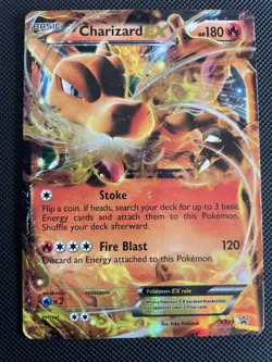Pokemon Charizard EX Holo Promo XY29 XY-P: Xy 180 HP English (Damaged) - Image 1