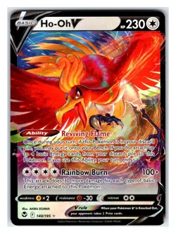 Pokemon TCG - Ho-Oh V - SWSH12: Silver Tempest 140/195 Ultra Rare Holofoil - Image 1