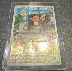 Pokemon 2023 Obsidian Flames Charmander Black Star Promo #44 NM Condition - Image 1