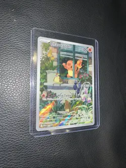 Pokemon 2023 Obsidian Flames Charmander Black Star Promo #44 NM Condition - Image 3