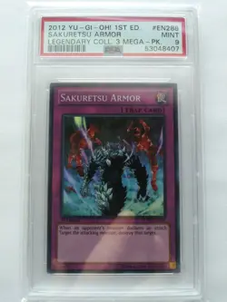 Yugioh - 1x Sakuretsu Armor - LCYW-EN288 - 1st Edition - Super - PSA 9 - Image 1