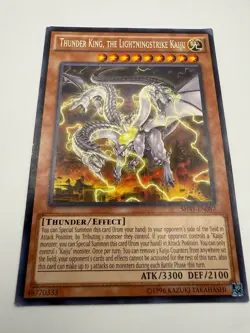 Yugioh Thunder King, The Lightningstrike Kaiju 1st Edition Rare SHVI-EN087 NM - Image 1