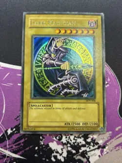 Yugioh Dark Magician SDY-006 Ultra Rare Unlimited MP OG Print - Image 1