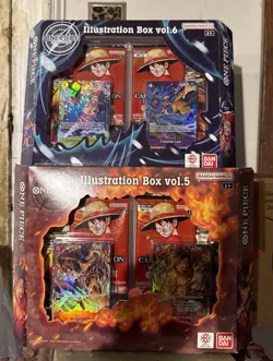 One Piece TCG Illustration Box Vol 5 and Vol 6 BUNDLE SEALED - Image 1