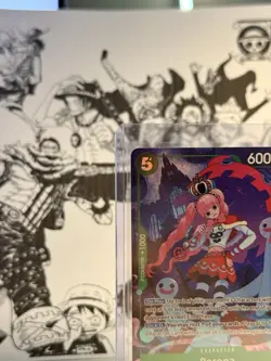 Perona Alternate Art - (OP14-033) One piece - The Azure Sea's Seven SR - Image 2