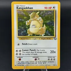 Pokemon TCG Kangaskhan Holo Rare Card 5/64 Jungle Unlimited - Image 1