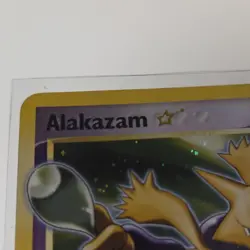 Alakazam Star 99/100 Crystal Guardians Holo Ultra Rare 80 HP Pokemon TCG Card - Image 3