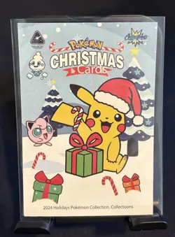 Rare Full Art Pokemon Christmas Collectoons Card #076 Arcanine Peru Low Pop - Image 2