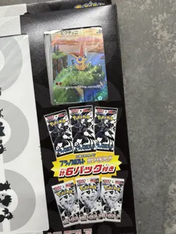 Pokemon TCG - Black Bolt and White Flare Card File Set Japanese w/ Victini Promo - Image 3