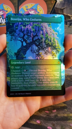 Boseiju, Who Endures FOIL Proxy Card with Custom Colorful Anime Art Design - Image 2