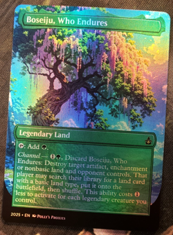 Boseiju, Who Endures FOIL Proxy Card with Custom Colorful Anime Art Design - Image 3
