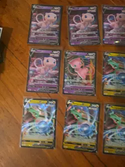 53x English Pokemon TCG V RR card lot crown zenith fusion strike - Image 2