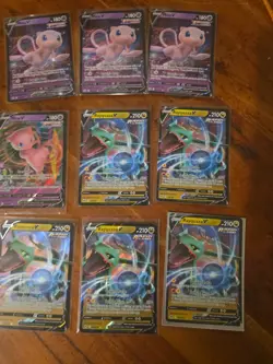 53x English Pokemon TCG V RR card lot crown zenith fusion strike - Image 3
