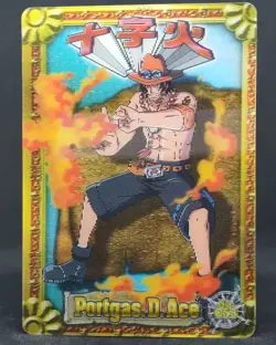 Portgas D. Ace 053 One Piece 3D Card Collection 2 ENSKY 2010 Japan Lenticular - Image 1