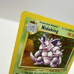 Pokemon Nidoking 11/102 Base Set Holo 1999 WOTC Unlimited Card - Image 2