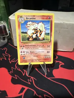 Arcanine 23/102 Shadowless - 1999 Base Set Pokemon Card - Image 1