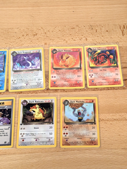 11-Card Lot Vintage WOTC 2000 Team Rocket 2-Holos Blastoise LP-MP - Image 5