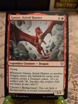 MTG Ganax, Astral Hunter Commander Legends: Battle for Baldur's Gate Regular NM - Image 1