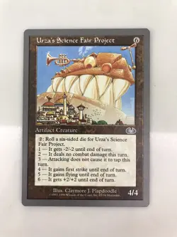 Urza's Science Fair Project MTG Magic the Gathering Card NM Near Mint Unglued - Image 1