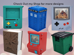 MTG Tardis Deck Box EDH | Commander | Magic the Gathering | MTG | Doctor Who - Image 5