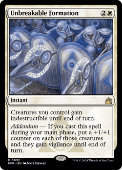 Unbreakable Formation [Ravnica Remastered] Near Mint - Image 1