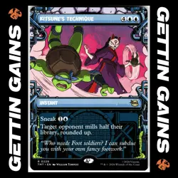 Kitsune's Technique - 0229 - R - Non-Foil - Showcase - TMNT - MTG - NM/M - Image 1