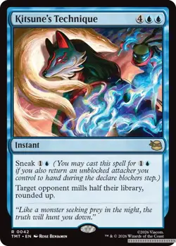 MTG Kitsune's Technique [TMT - 42] - NM [Normal] - Image 1