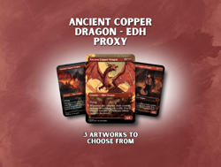 Ancient Copper Dragon - Custom Magic: The Gathering Card - Image 1