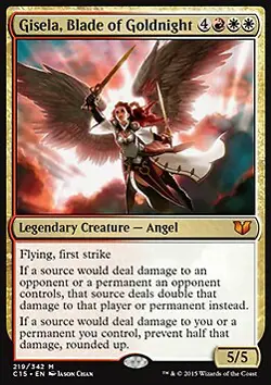 MTG GISELA, BLADE OF GOLDNIGHT EXC - GISELA, LAMA DELLA NOTTE DORATA - CMD2015 - Image 1