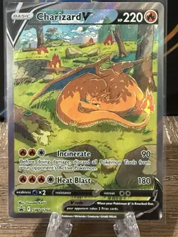 Pokemon TCG Charizard V Promo SWSH260 Near Mint - Image 1