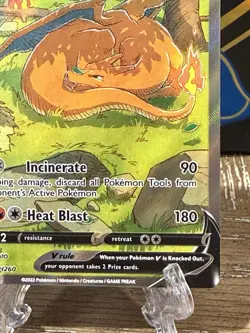 Pokemon TCG Charizard V Promo SWSH260 Near Mint - Image 5