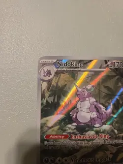 Pokemon TCG Nidoking Scarlet & Violet 151 Illustration Rare Card 174/165 - Image 2