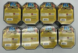 Lot of (8) Pokemon TCG Hidden Fates Tin Gyarados GX Sealed - Image 2