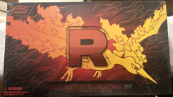 pokemon team rocket's moltres ex ultra-premium collection factory sealed - Image 1