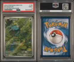 Bulbasaur 166/165 PSA 9 - Scarlet & Violet 151 - Pokemon TCG - Image 1