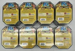 Lot of (8) Pokemon TCG Hidden Fates Tin Raichu GX Sealed - Image 2