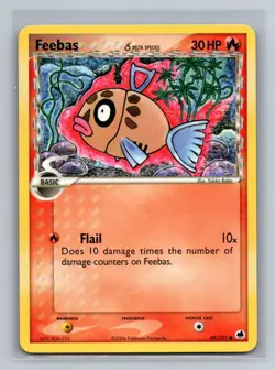 Feebas (Delta Species) Normal Common Dragon Frontiers DF Fire 49/101 Pokemon Car - Image 1