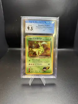 1998 Pokemon Gym Heroes Rocket's Scyther-Holo #123 CGC 9.5 MINT - Image 1