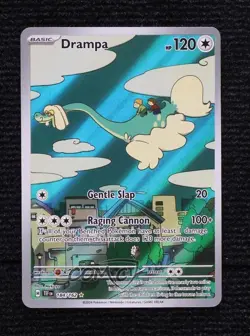 Drampa Illustration Rare Pokemon Scarlet & Violet: Temporal Forces TEF #184 - Image 1