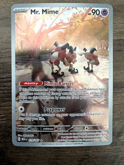 Mr. Mime - 179/165 - Illustration Rare - SV 151 - Pokemon TCG - Image 1