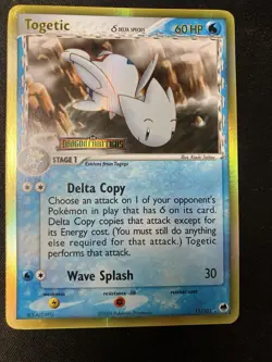 Pokemon Togetic 11/101 Dragon Frontiers Reverse Holo Delta Species Ungraded - Image 1