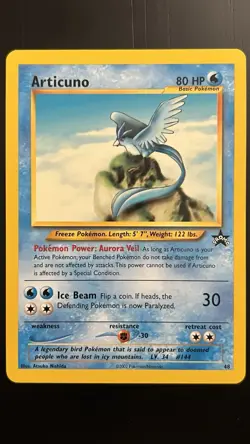 Articuno 48/53 NM Pokemon TCG WOTC Black Star Promo - Image 1