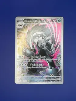 Galarian Obstagoon Illustration Rare IR 245/217 Acended Heroes Pokemon TCG - Image 1