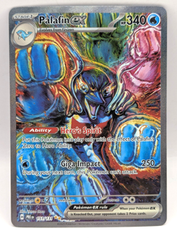 Pokemon Prismatic Evolutions Palafin ex 151/131 full art secret rare SIR NM - Image 1